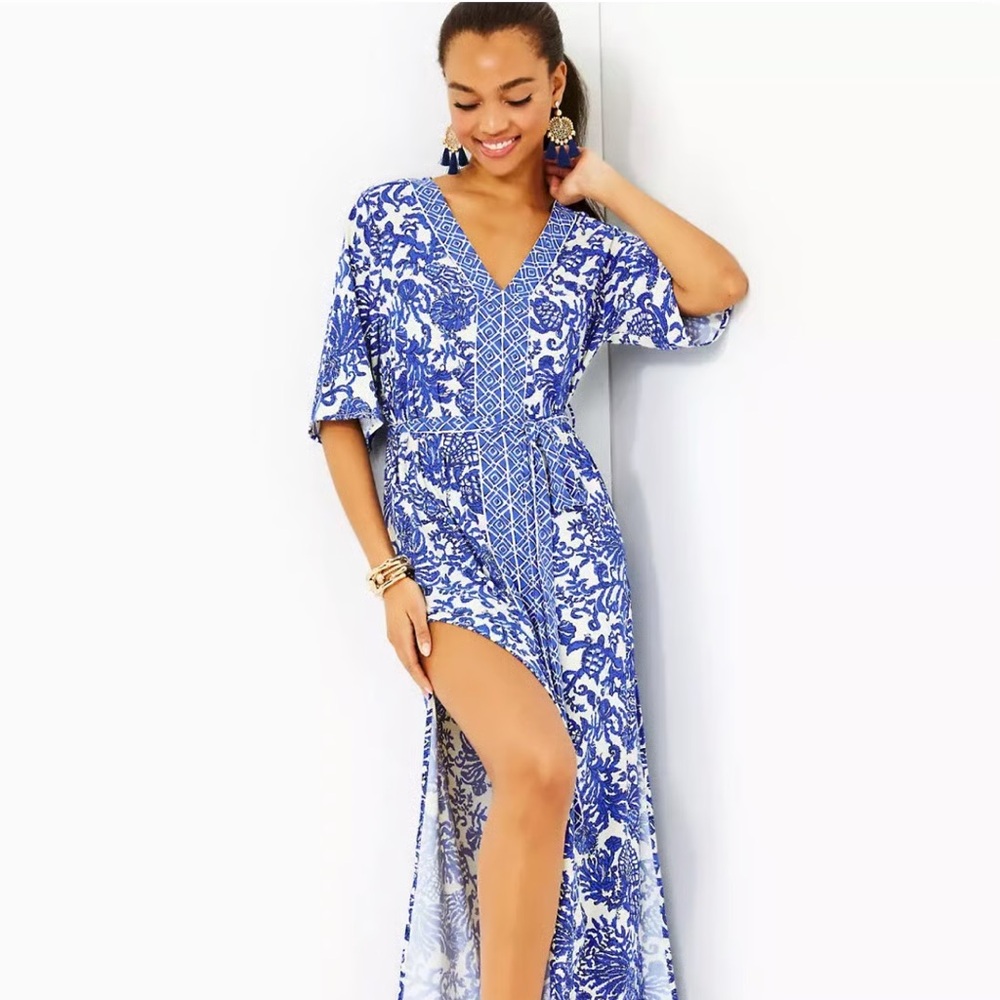 Lilly Pulitzer XXS XS Ride With Me REMELLE MAXI COVERUP